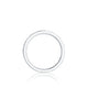 Tacori 18k White Gold Ribbon Diamond Wedding Band (0.17 CTW)