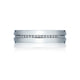 Tacori 18k White Gold Simply Tacori Diamond Wedding Band (0.14 CTW)