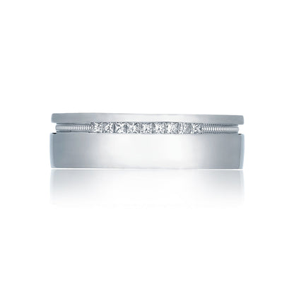 Tacori Platinum Simply Tacori Diamond 6.5mm Wedding Band (0.2 CTW)