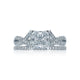 Tacori Platinum Ribbon Princess Diamond Engagement Ring Setting (0.28CTW)