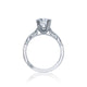 Tacori Ribbon Round Diamond Engagement Ring Setting (0.12 CTW)