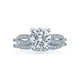 Tacori Ribbon Round Diamond Engagement Ring Setting (0.12 CTW)