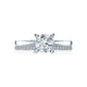 Tacori 18k White Gold Simply Tacori Round Diamond Engagement Ring Setting (0.05 CTW)