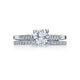 Tacori 18k White Gold Simply Tacori Round Diamond Engagement Ring Setting (0.1 CTW)