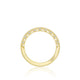 Tacori 18k Yellow Gold Classic Crescent Diamond Wedding Band (0.22 CTW)