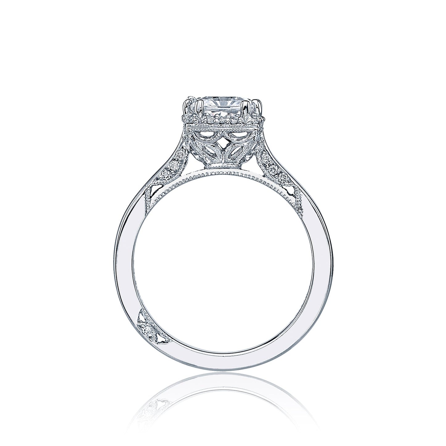 Tacori Dantela Princess Diamond Engagement Ring Setting (0.13 CTW)