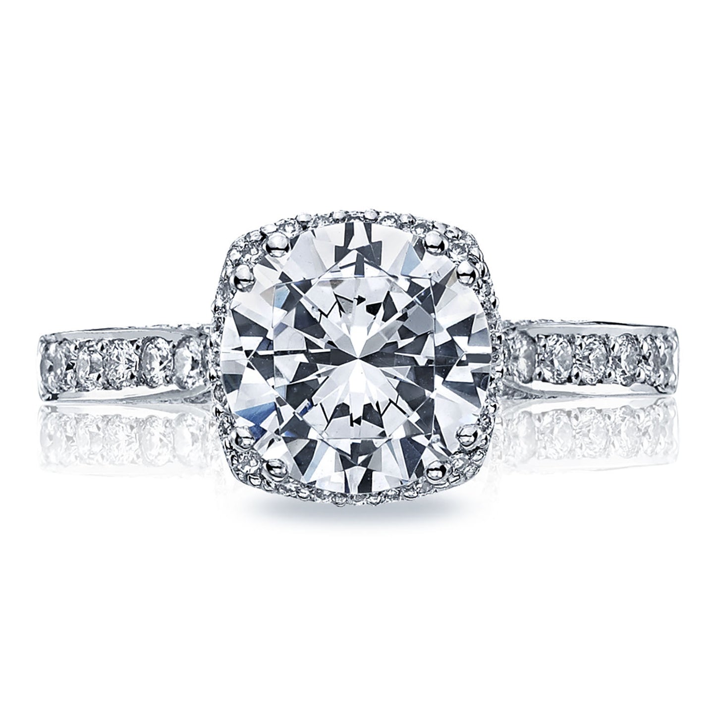 Round Bloom Engagement Ring