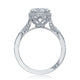 Round Bloom Engagement Ring