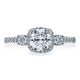 Round 3-Stone Engagement Ring