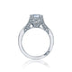 Tacori 18k White Gold Dantela Engagement Ring Setting (0.51 CTW)
