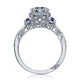Round 3-Stone Engagement Ring