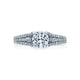 Tacori 18k White Gold Simply Tacori Round Diamond Engagement Ring Setting (0.38 CTW)