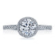 Round Bloom Engagement Ring