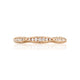Tacori 18k Yellow Gold Classic Crescent Diamond Wedding Band (0.23 CTW)