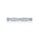 Tacori 18k White Gold Classic Crescent Diamond Wedding Band (0.44 CTW)