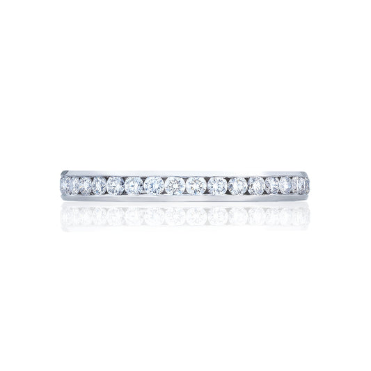 Tacori Dantela 18k White Gold Diamond Wedding Band (0.75 CTW)