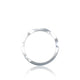 Tacori 18k White Gold Ribbon Diamond Wedding Band (0.13 CTW)
