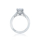 Tacori 18k White Gold Simply Tacori Engagement Ring Setting (0.07 CTW)