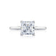 Tacori 18k White Gold Simply Tacori Princess Diamond Engagement Ring Setting (0.07 CTW)