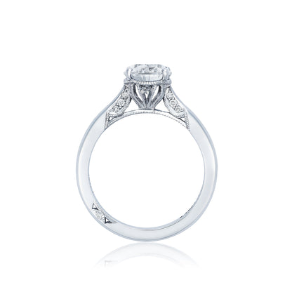 Tacori 18k White Gold Simply Tacori Pear Diamond Engagement Ring Setting (0.07 CTW)