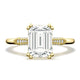Emerald Solitaire Engagement Ring