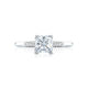 Tacori 18k White Gold Simply Tacori Princess Diamond Engagement Ring Setting (0.11 CTW)