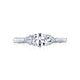 Tacori 18k White Gold Simply Tacori Emerald Diamond Engagement Ring Setting (0.09 CTW)