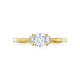 Tacori 18k Yellow Gold Simply Tacori Oval Diamond Engagement Ring Setting (0.1 CTW)