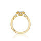 Tacori 18k Yellow Gold Simply Tacori Oval Diamond Engagement Ring Setting (0.1 CTW)