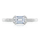 Emerald Solitaire Engagement Ring