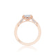 Tacori 18k Rose Gold Simply Tacori Engagement Ring Setting (0.14 CTW)