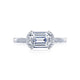 Tacori 18k White Gold Simply Tacori Engagement Ring Setting (0.15 CTW)