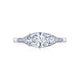 Tacori 18k White Gold Simply Tacori Marquise Diamond Engagement Ring Setting (0.14 CTW)
