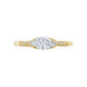 Tacori 18k Yellow Gold Simply Tacori Marquise Diamond Engagement Ring Setting (0.12 CTW)
