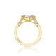 Tacori 18k Yellow Gold Simply Tacori Marquise Diamond Engagement Ring Setting (0.12 CTW)