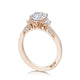 Round 3-Stone Engagement Ring