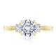 Round 3-Stone Engagement Ring