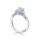 Tacori 18k White Gold White Gold Simply Tacori Engagement Ring Setting (0.34 CTW)