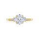 Tacori 18k Yellow Gold Simply Tacori Oval Diamond Engagement Ring Setting (0.34 CTW)