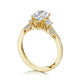 Oval 3-Stone Engagement Ring