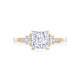 Tacori 18k Yellow Gold Simply Tacori Princess Diamond Engagement Ring Setting (0.34 CTW)