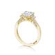 Tacori 18k Yellow Gold Simply Tacori Princess Diamond Engagement Ring Setting (0.34 CTW)