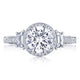 Round 3-Stone Engagement Ring