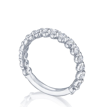 Round Diamond Wedding Band, 2.50mm
