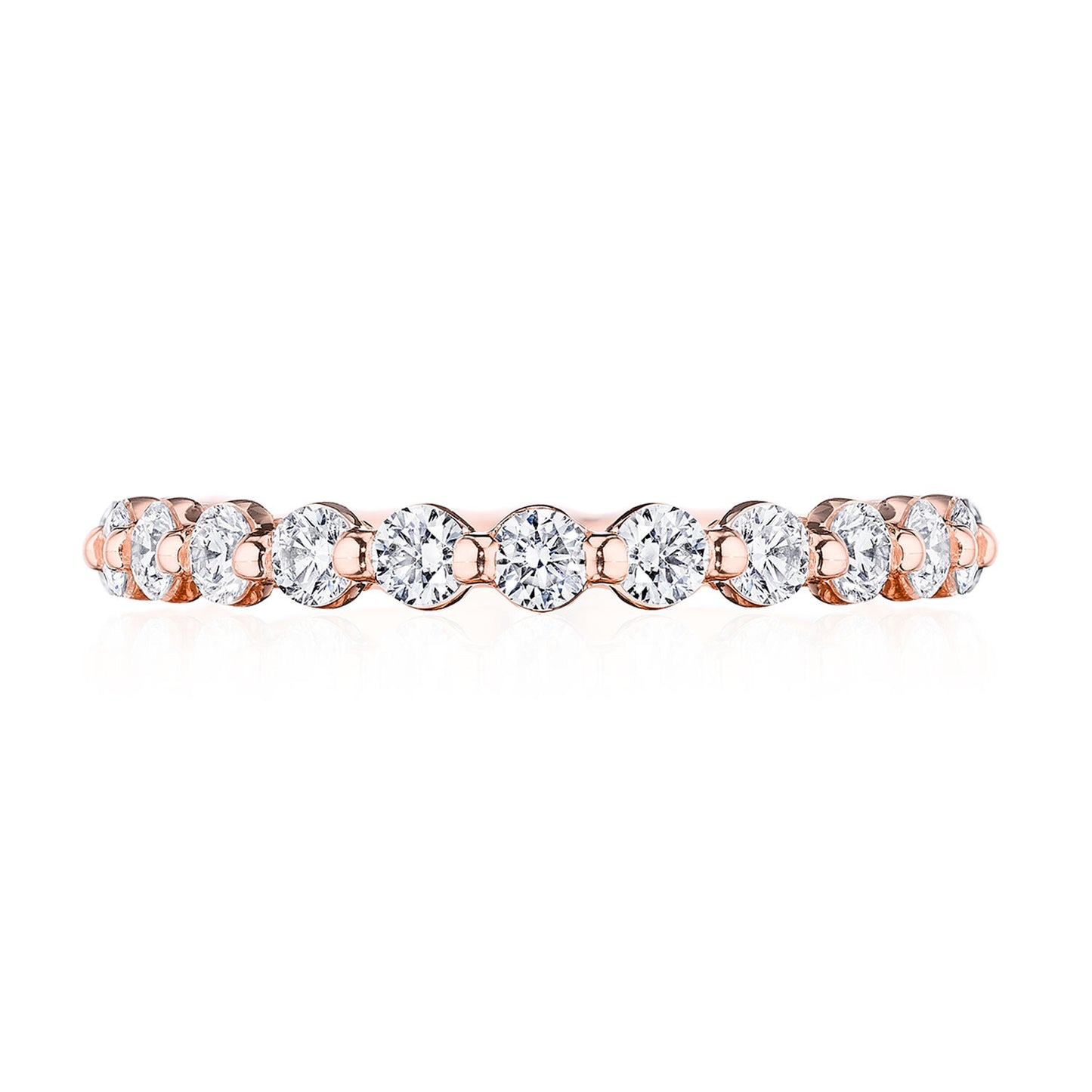 Round Diamond Wedding Band, 2.50mm