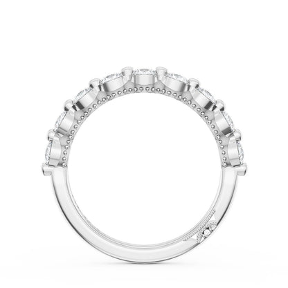 Round Diamond Wedding Band, 3.40mm