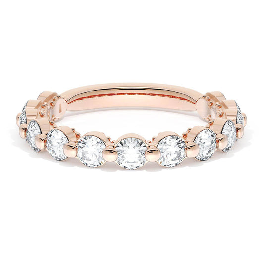 Round Diamond Wedding Band, 3.40mm