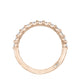 Round Diamond Wedding Band, 2mm