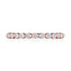 Round Diamond Wedding Band, 2mm
