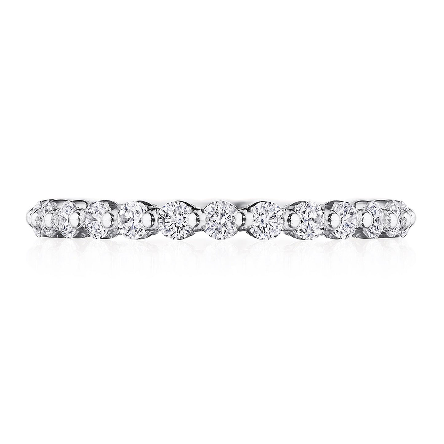 Round Diamond Wedding Band, 2mm